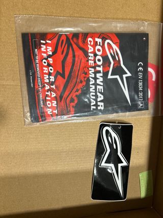 Botas de moto Alpinestars sportbike negras