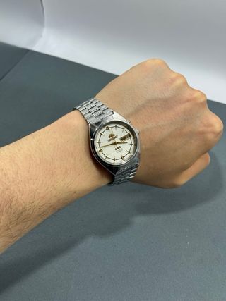 Reloj Orient Automático Vintage Oro/Plata