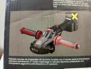 Amoladora PARKSIDE 20V con Batería y Cargador