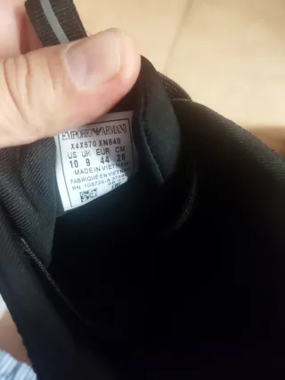 Zaptillas Armani verdes y negro