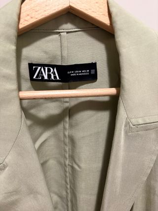 Spolverino lungo Zara verde oliva