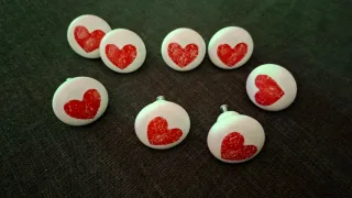 8 Pomos tiradores Corazón