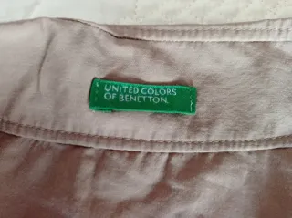 Camisa Benetton premamá manga larga XS