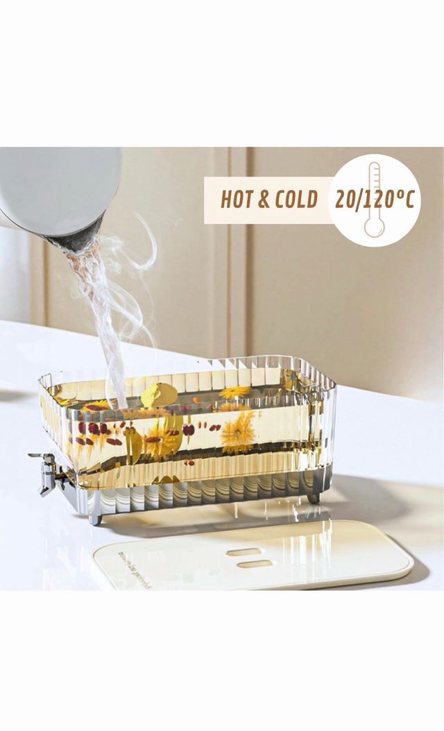 Dispensador Bebidas Grifo 5,3L Beige
