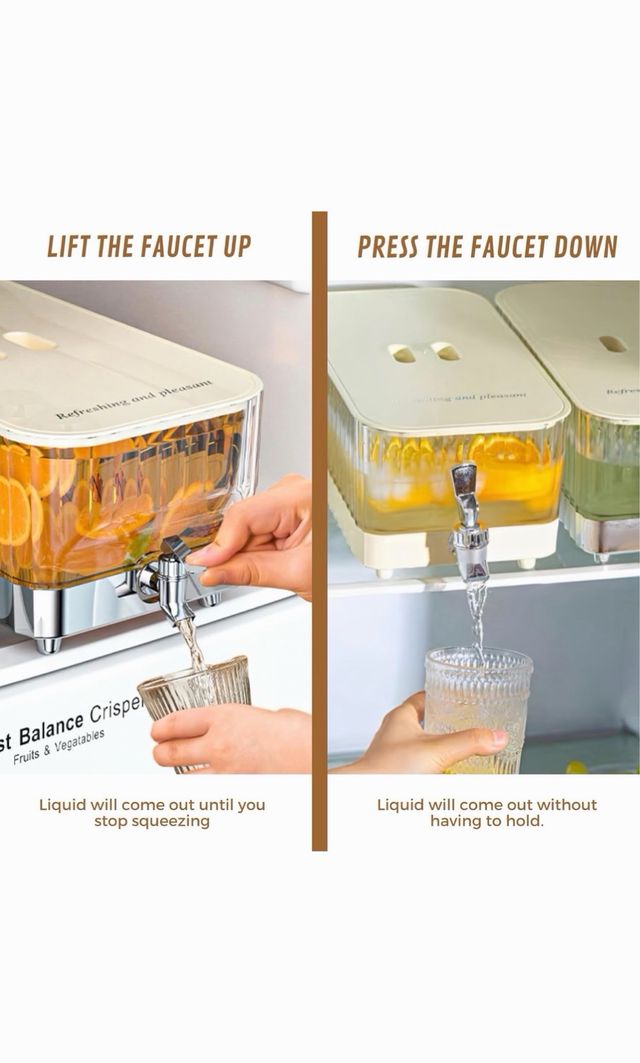 Dispensador Bebidas Grifo 5,3L Beige