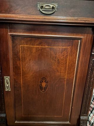 Aparador madera maciza mármol