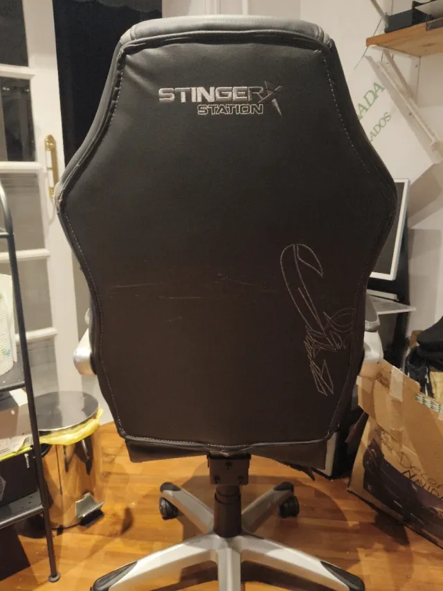 Silla Gamer Negra y Gris