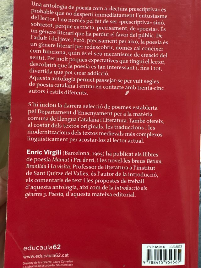 Antologia de poesia catalana. Nova tria: A cura...