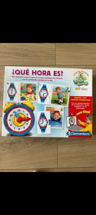 Juego Clementoni ¿Qué Hora Es?