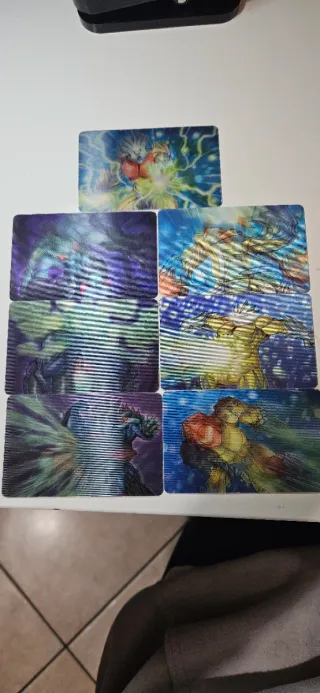 7 Carte Olografiche Gormiti Mythos