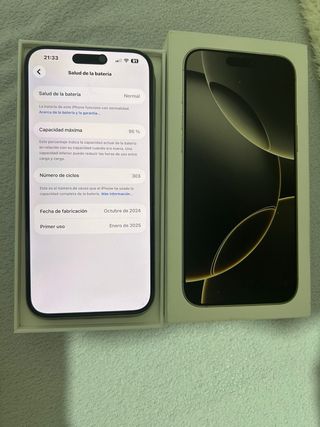 iPhone 16 Pro Max 256GB Gris