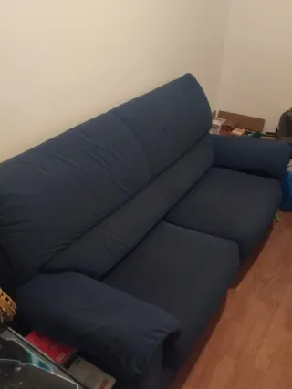 Sofá Cama Azul