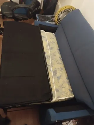 Sofá Cama Azul