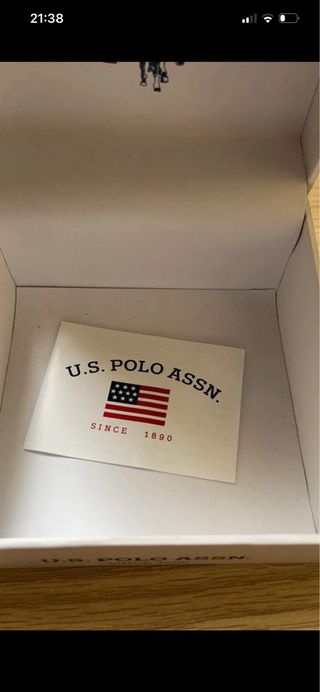 Reloj Polo Assn. Dorado y Naranja