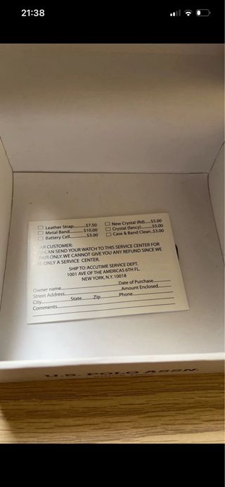 Reloj Polo Assn. Dorado y Naranja