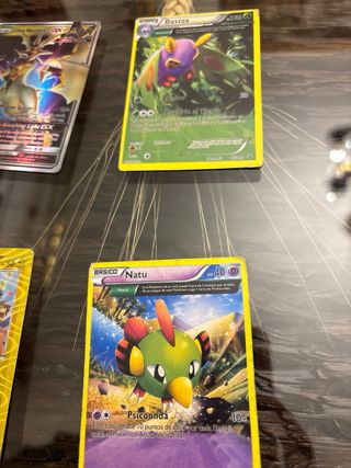 Lote de 4 Cartas Pokémon: Naganadel GX, Duster, Na