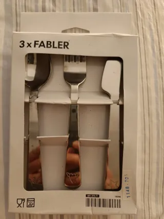 Juego cubiertos infantiles IKEA FABLER