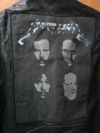 Cazadora de cuero vintage