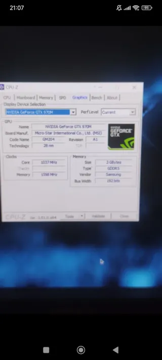 Piezas Portátil MSI