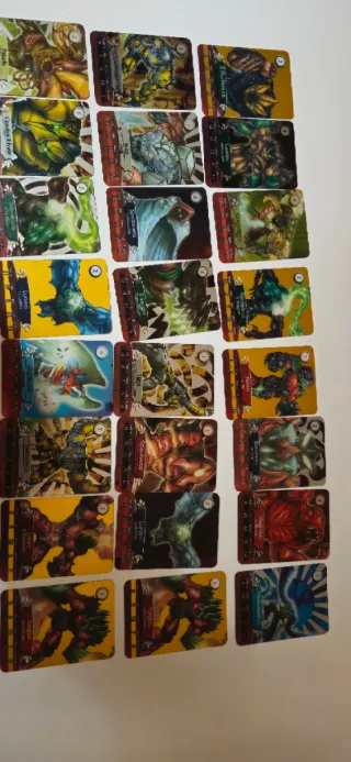 Lotto 150 Lamincard Gormiti 2007 Energeia, Mythos