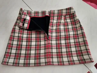 Falda cuadros talla 38