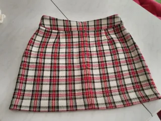 Falda cuadros talla 38