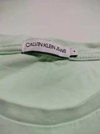 Camiseta Calvin Klein niño verde Talla L