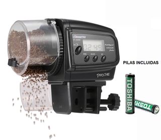 dispensador automatico comida peces pecera acuario