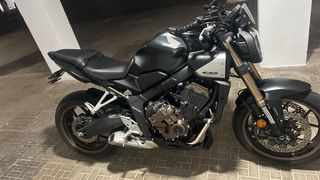 Honda CB650R Negra/Plata