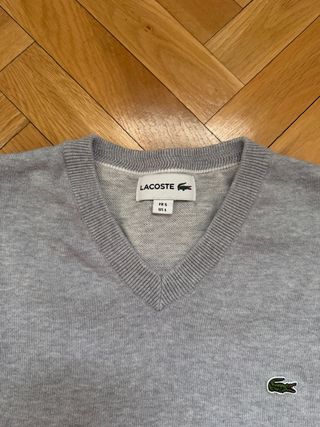 Jersey Lacoste Gris Talla L