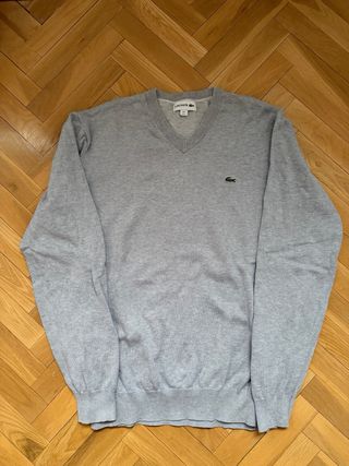 Jersey Lacoste Gris Talla L