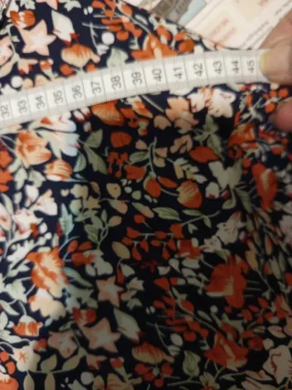 Vestido camisero largo estampado XXL