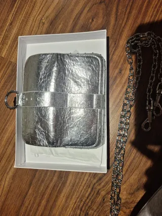 Bolso Zadig & Voltaire Kate Plateado