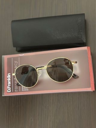 Occhiali D.Franklin Rotondi Montatura Oro