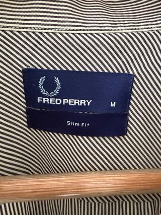 Camisa Fred Perry Rayas Talla M