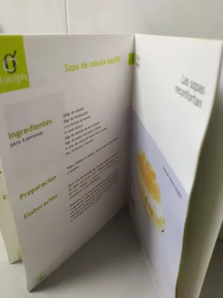 Cuaderno recetas sopas 5€