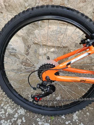 Bicicleta Junior 24 Naranja