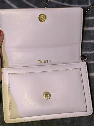 Bolso Guess Blanco Cadena