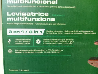 3 en 1 Lijadora Multifuncional PARKSIDE