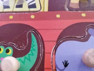 Puzzle Janod Barco Animales Madera