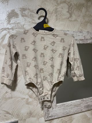 Body infantil ositos beige 18-24 meses