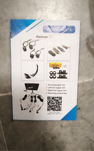 Kit Cámaras Aparcamiento 18 en 1