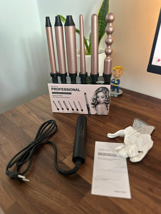 Arricciacapelli Flintronic 6 in 1 con 5 ferri