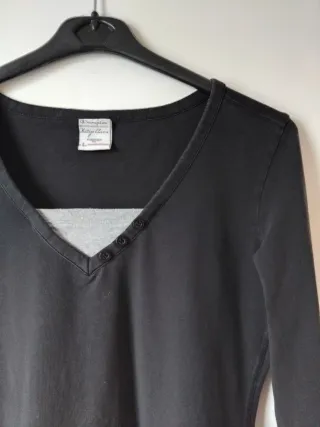 Maglia Champion Heritage manica lunga nera