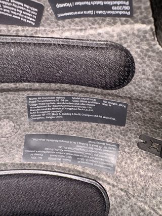 Casco Xiaomi Patinete Eléctrico Blanco