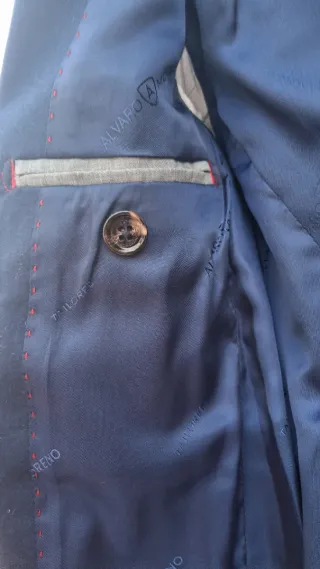 Americana niño azul