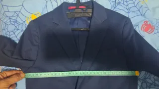 Americana niño azul