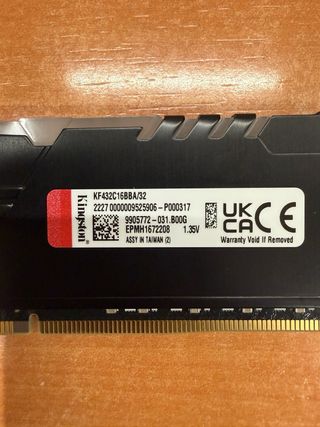 Módulo RAM Kingston Fury Beast DDR4 32GB