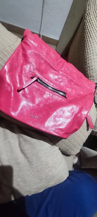 Bolso Tous Rosa Piel Charol