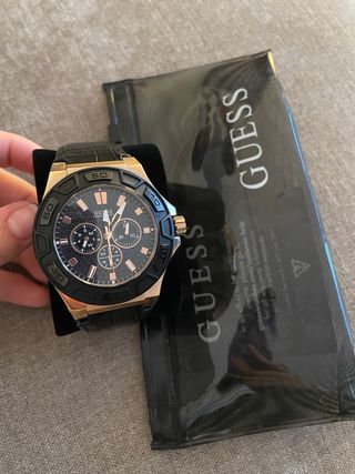 Reloj Guess Force Hombre Negro/Oro